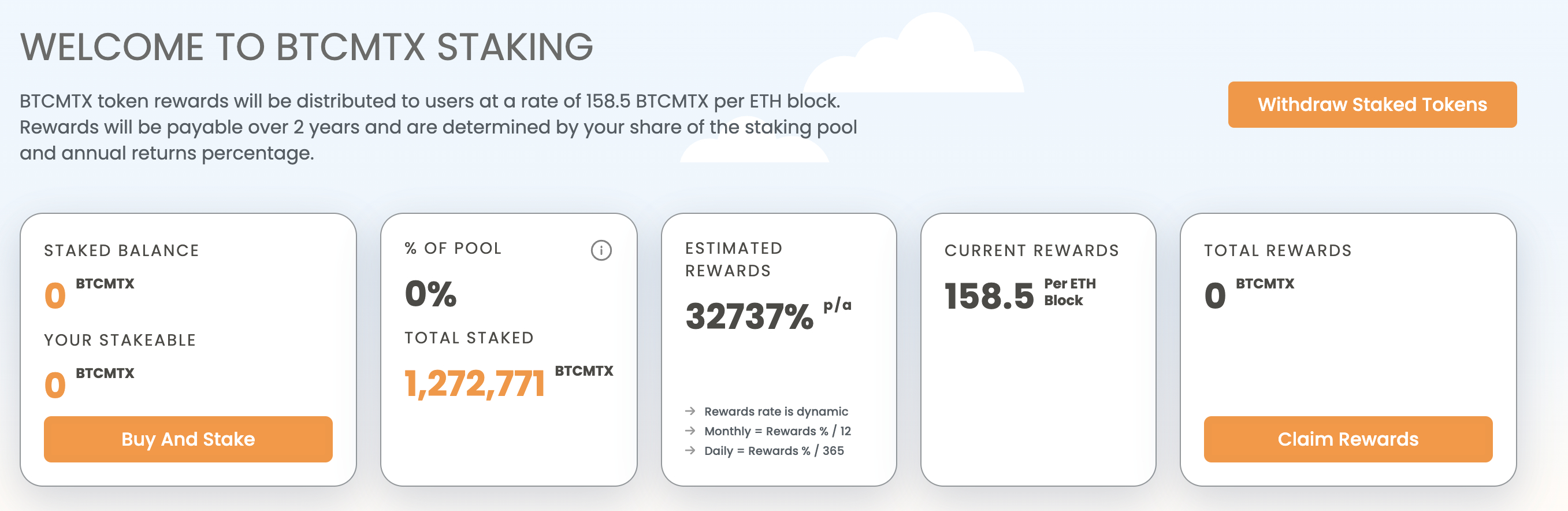 BTCMTX stake to mine