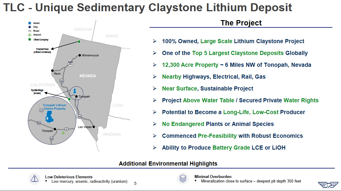 A lithium deposit for the company